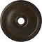 Ekena Millwork Theia Ceiling Medallion (Canopies up to 6 3/4"), 24"OD x 3 5/8"ID x 1 3/4"P, Stone Hearth Crackle CM24THSHC - alternate 1